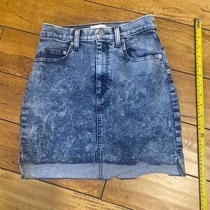 Wilfred Faded Blue Denim jean  Mini skirt
